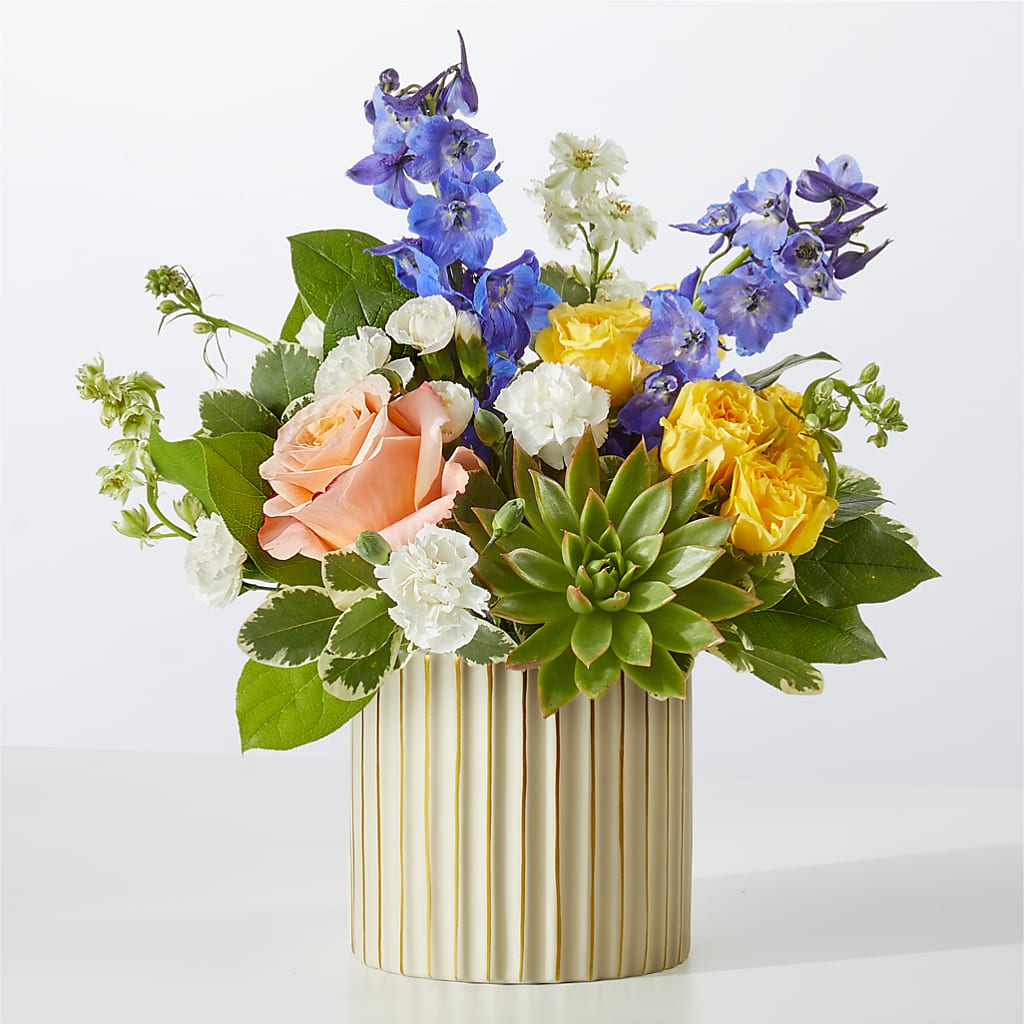 Cobalt Reverie Bouquet – Petals From Angels Floral Designs, Pasadena CA