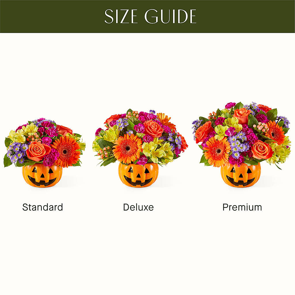 Tricks & Treats Pumpkin – Petals From Angels Floral Designs, Pasadena CA