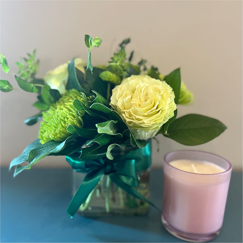 Emerald Forest Bouquet – Petals From Angels Floral Designs, Pasadena CA