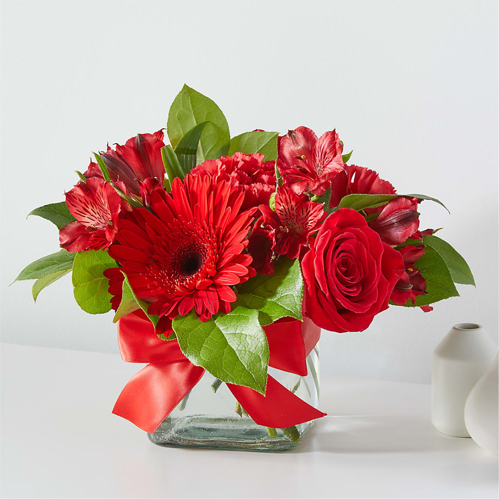 Red Hot Bouquet – Petals From Angels Floral Designs, Pasadena CA