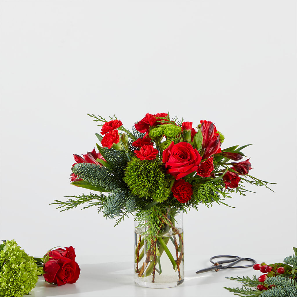 Merry Moment Bouquet – A Florist Original – Petals From Angels Floral Designs, Pasadena CA