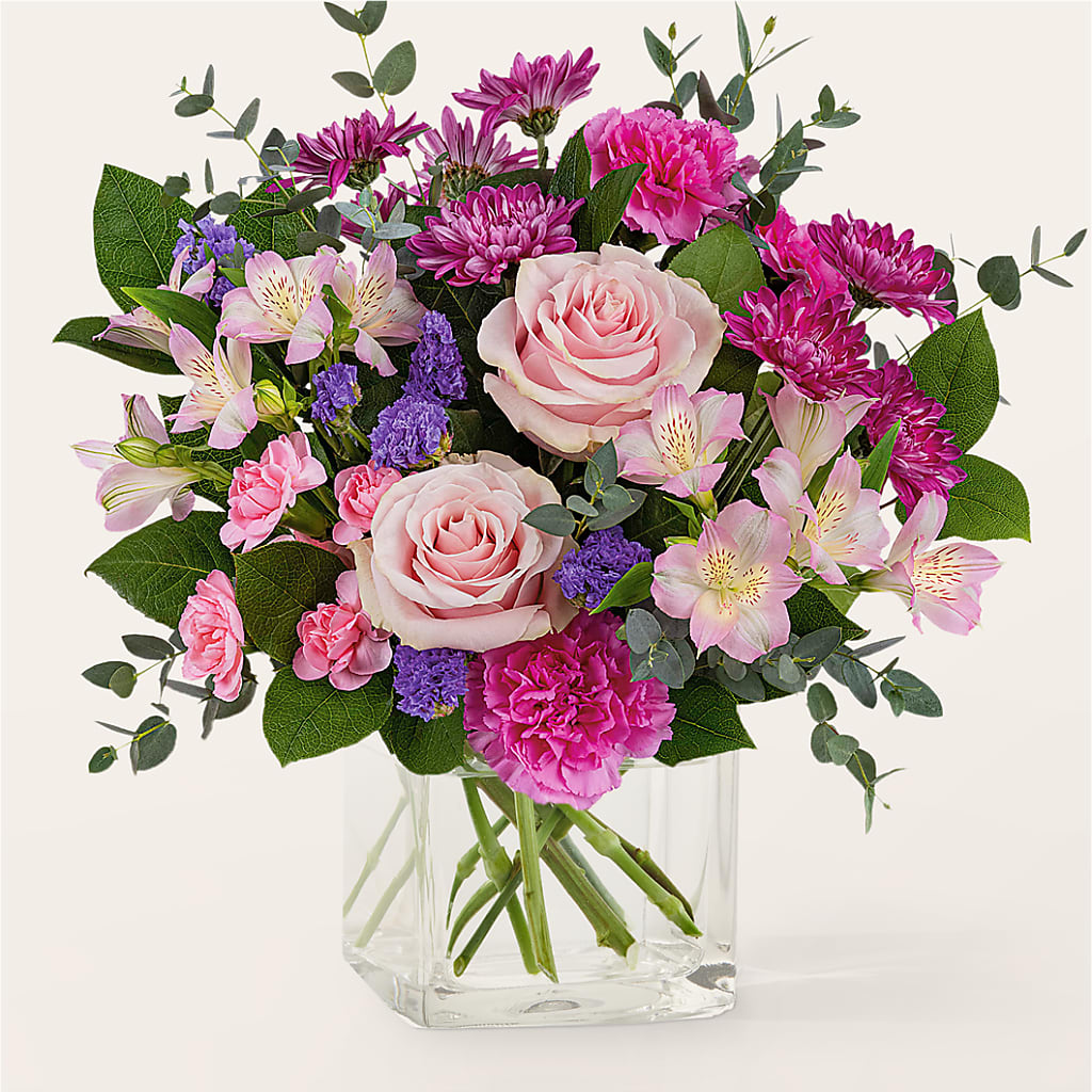 Rosy Radiance Bouquet – Petals From Angels Floral Designs, Pasadena CA