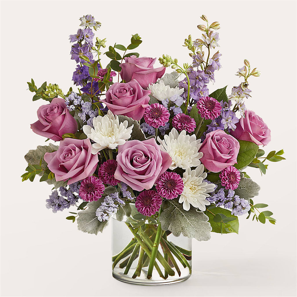 Violet Frost Bouquet – Petals From Angels Floral Designs, Pasadena CA