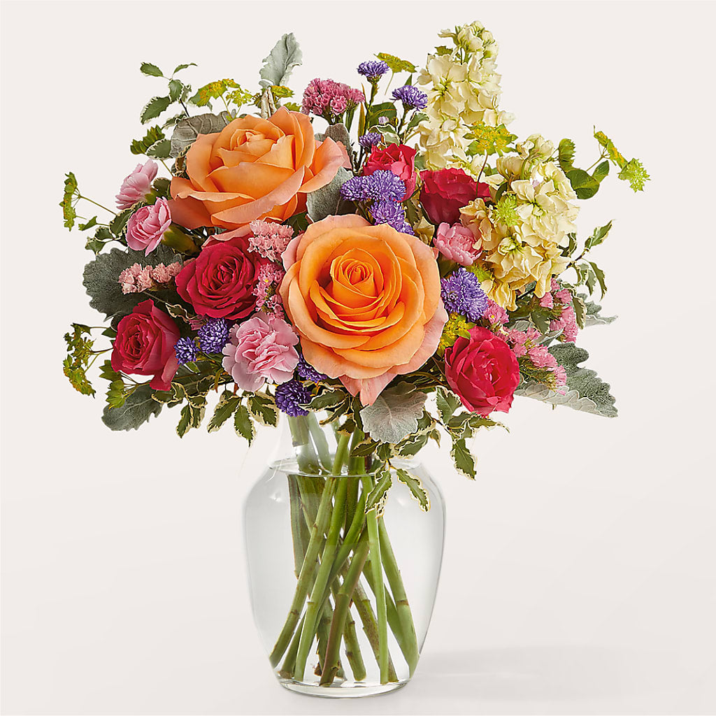 Tangerine Tango Bouquet – Petals From Angels Floral Designs, Pasadena CA