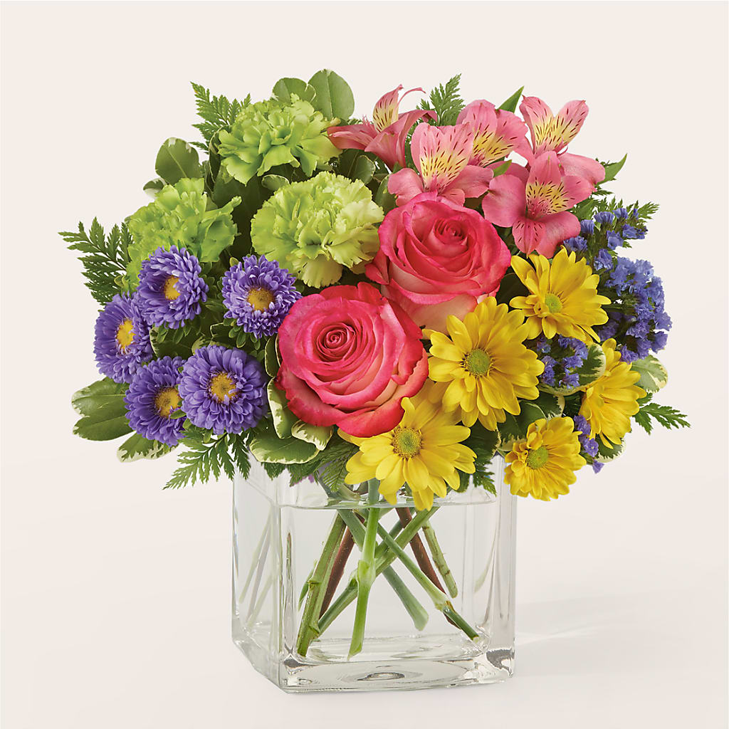 Candy Jar Bouquet – Petals From Angels Floral Designs, Pasadena CA
