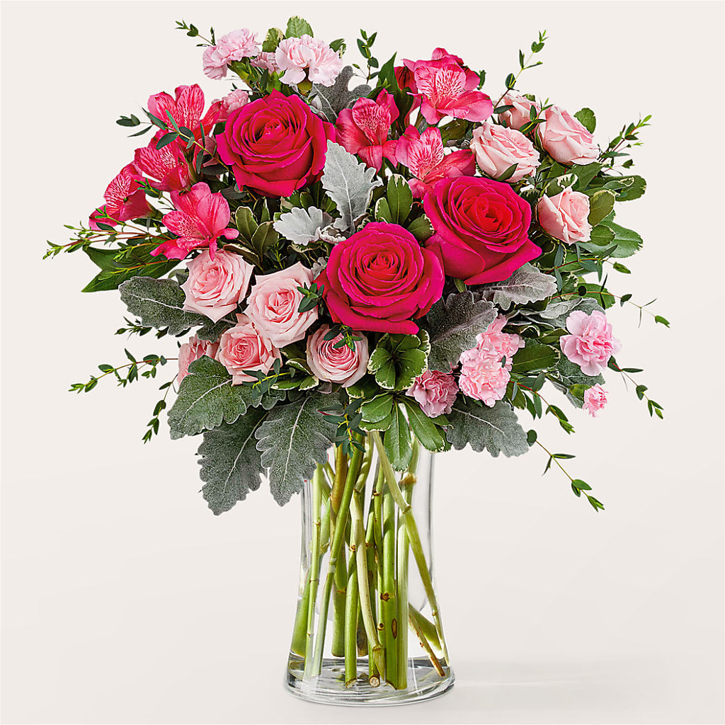 Tickled Pink Bouquet – Petals From Angels Floral Designs, Pasadena CA