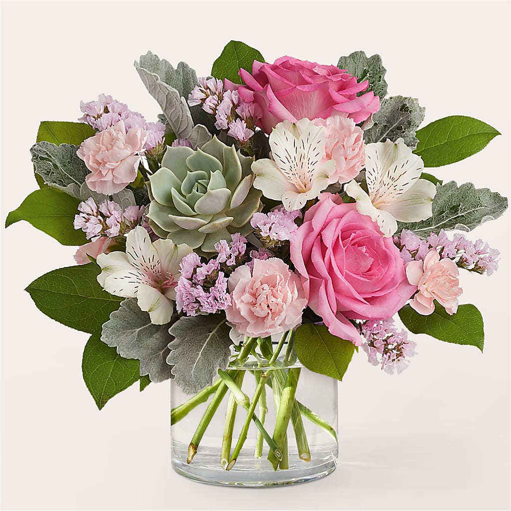 Dusty Rose Bouquet – Petals From Angels Floral Designs, Pasadena CA