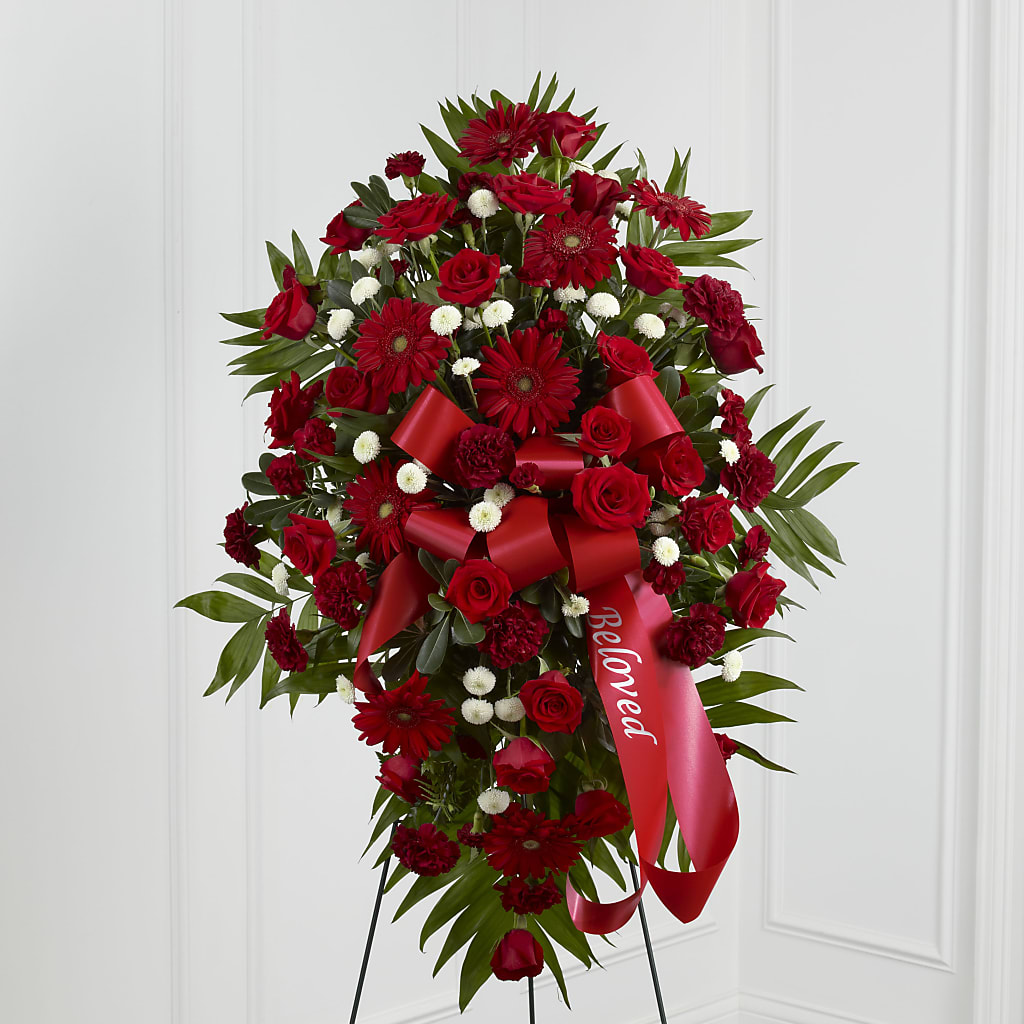 Treasured Memories Standing Spray – Petals From Angels Floral Designs, Pasadena CA