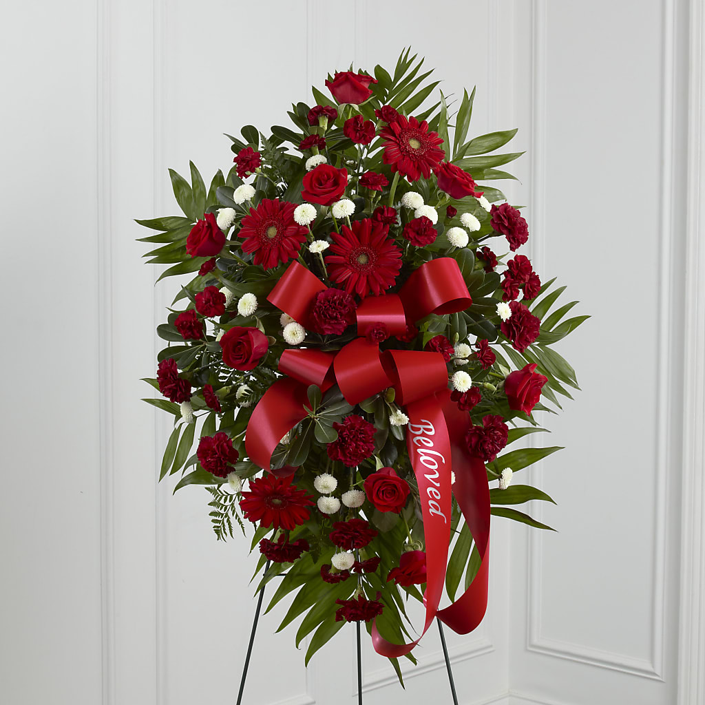 Treasured Memories Standing Spray – Petals From Angels Floral Designs, Pasadena CA