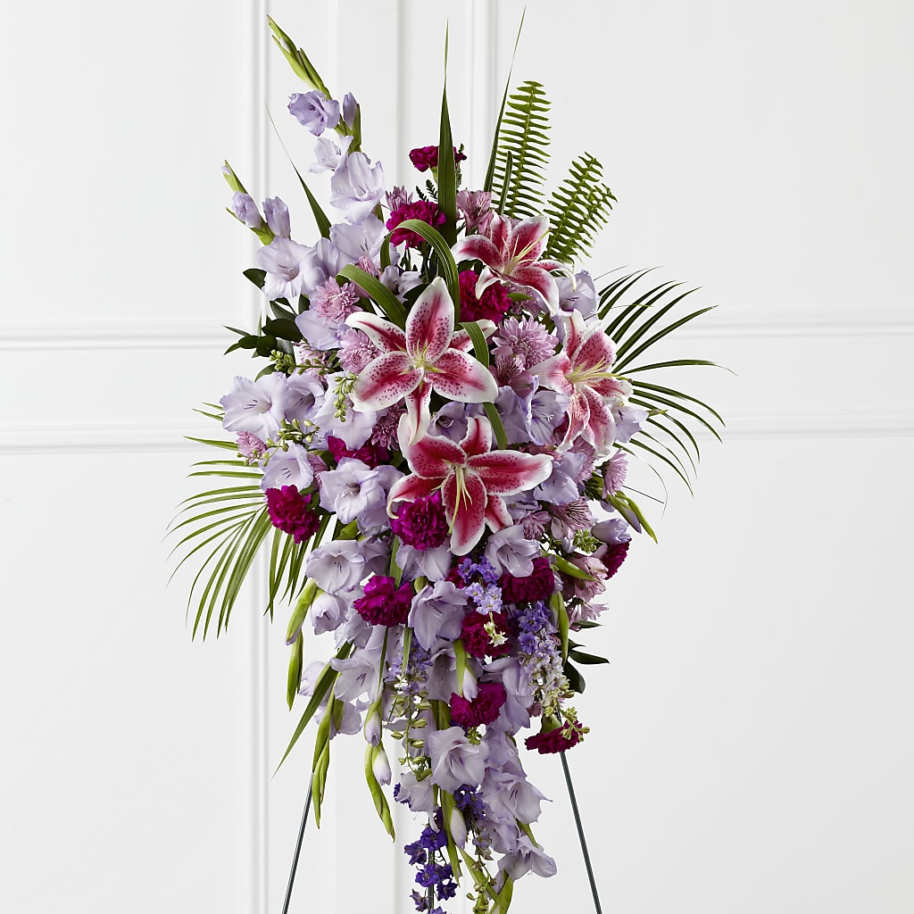 Tender Touch Standing Spray – Petals From Angels Floral Designs, Pasadena CA