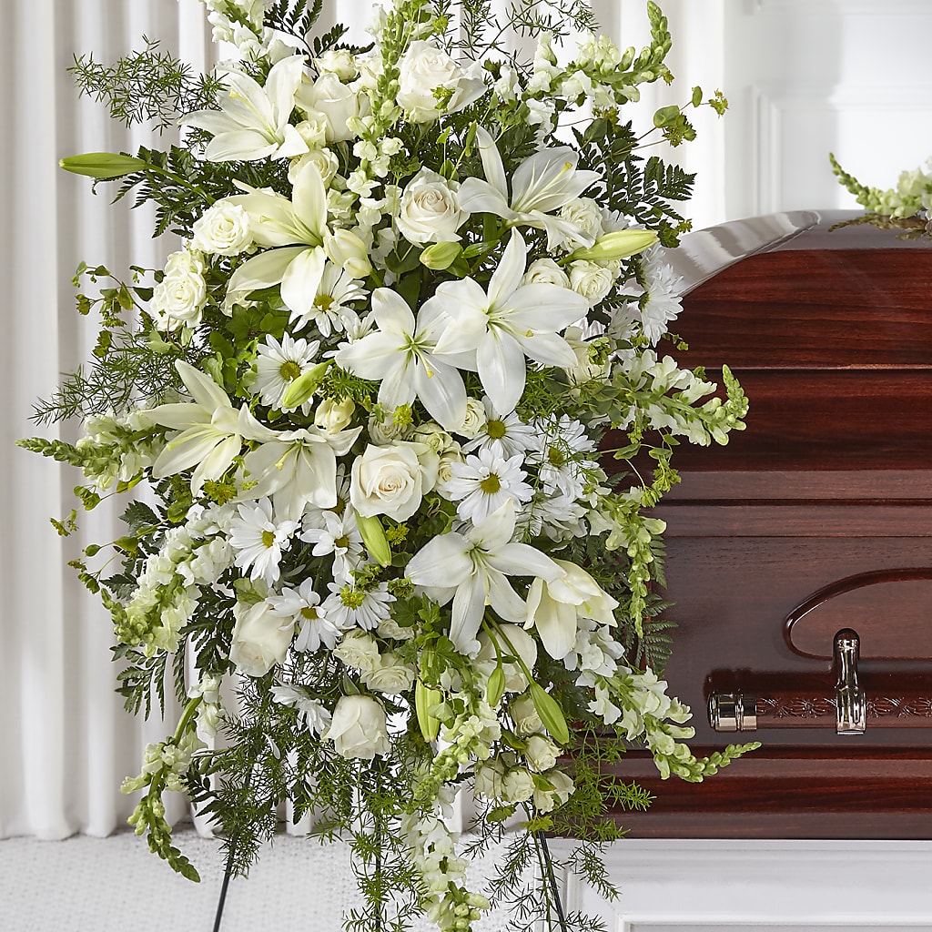 Loving Thoughts Standing Spray – Petals From Angels Floral Designs, Pasadena CA