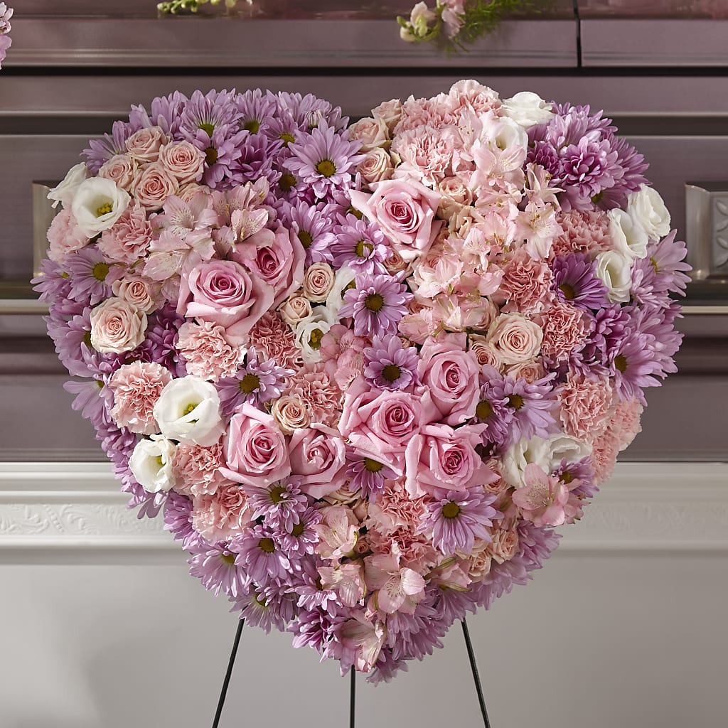 Heaven's Light Heart – Petals From Angels Floral Designs, Pasadena CA