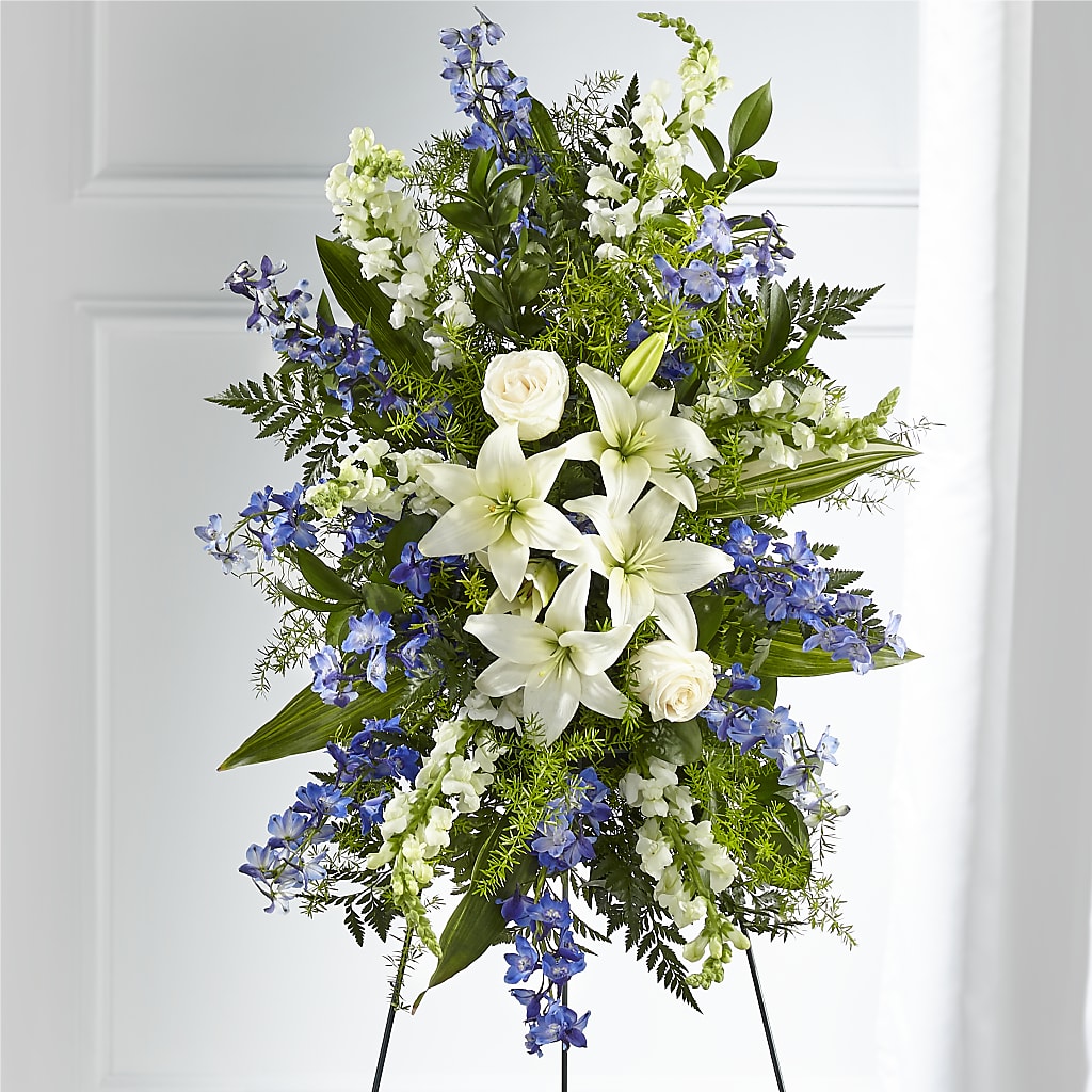 Faithful Friend Standing Spray – Petals From Angels Floral Designs, Pasadena CA