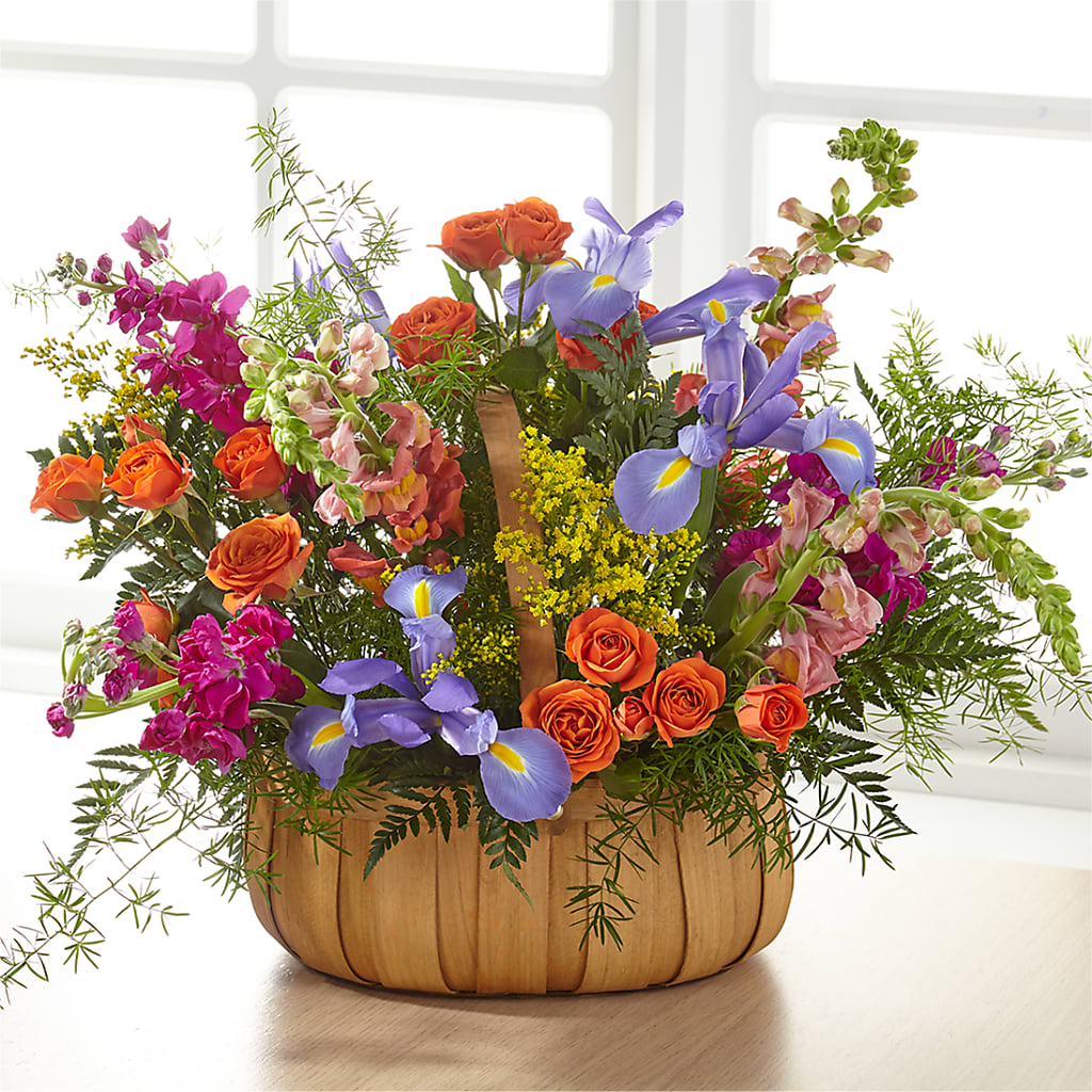 Garden of Life Basket – Petals From Angels Floral Designs, Pasadena CA