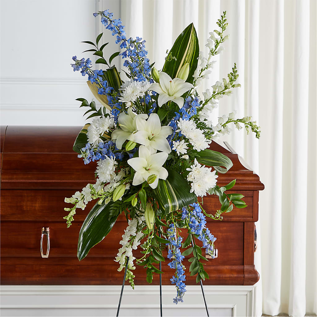 Eternal Impressions Standing Spray – Petals From Angels Floral Designs, Pasadena CA