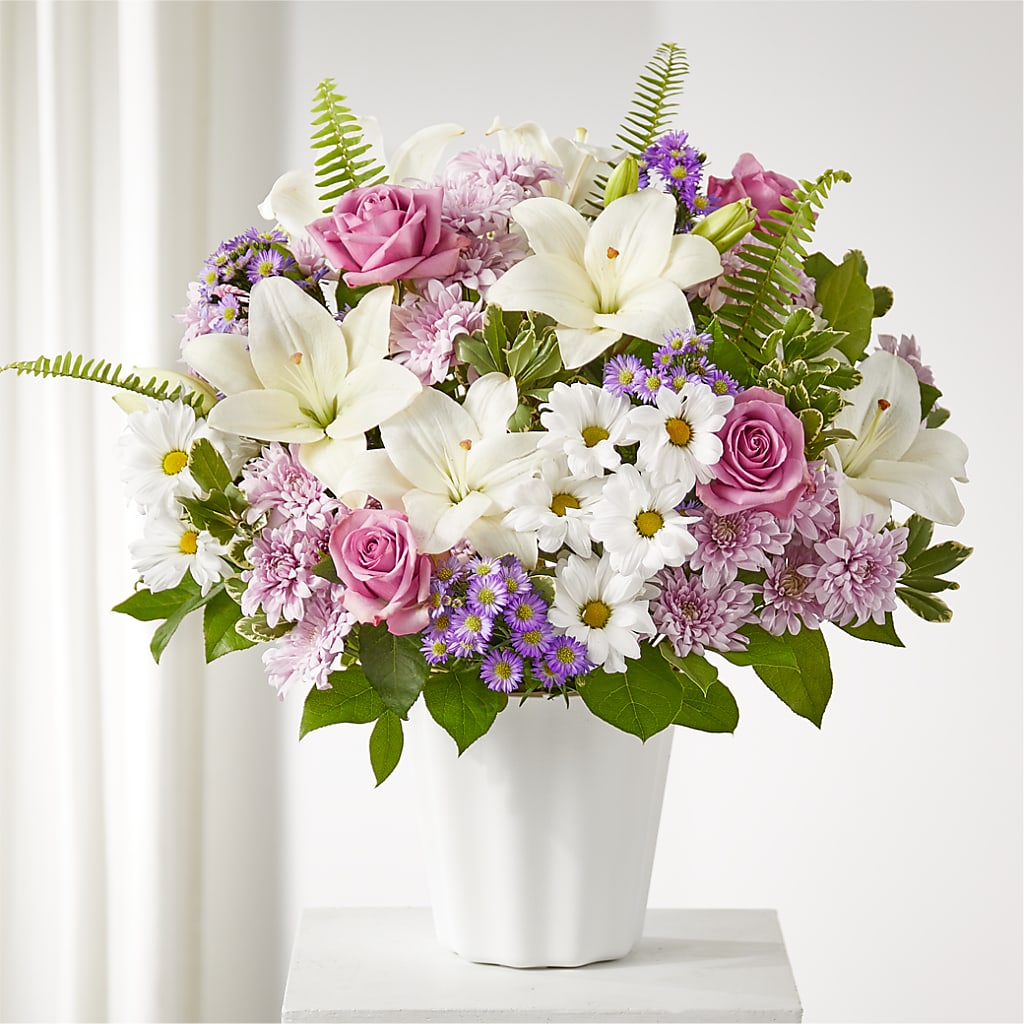 Warmest Thoughts Tabletop Basket – Petals From Angels Floral Designs, Pasadena CA