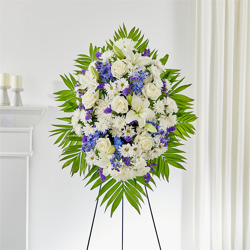 At Rest Standing Spray – Petals From Angels Floral Designs, Pasadena CA