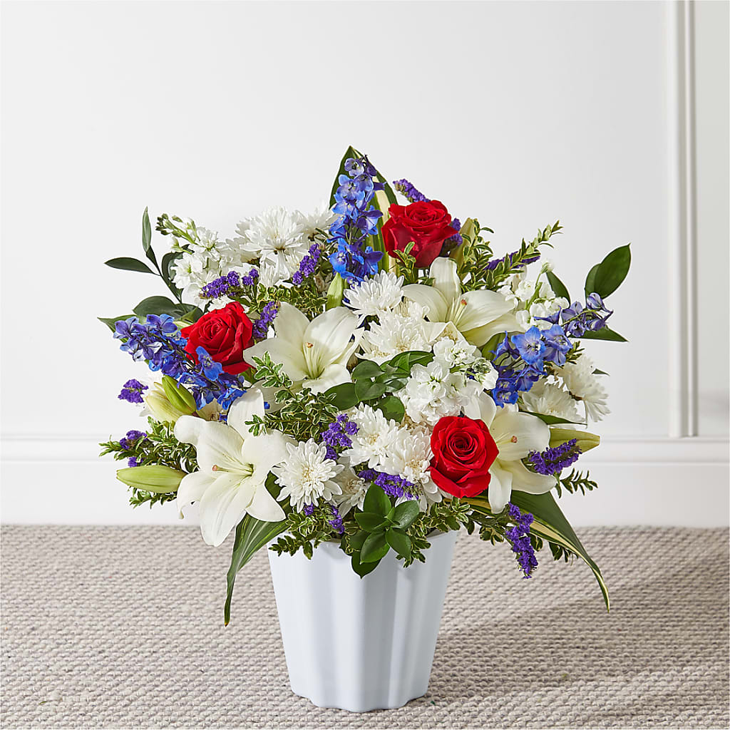 Consoled Floor Basket – Petals From Angels Floral Designs, Pasadena CA