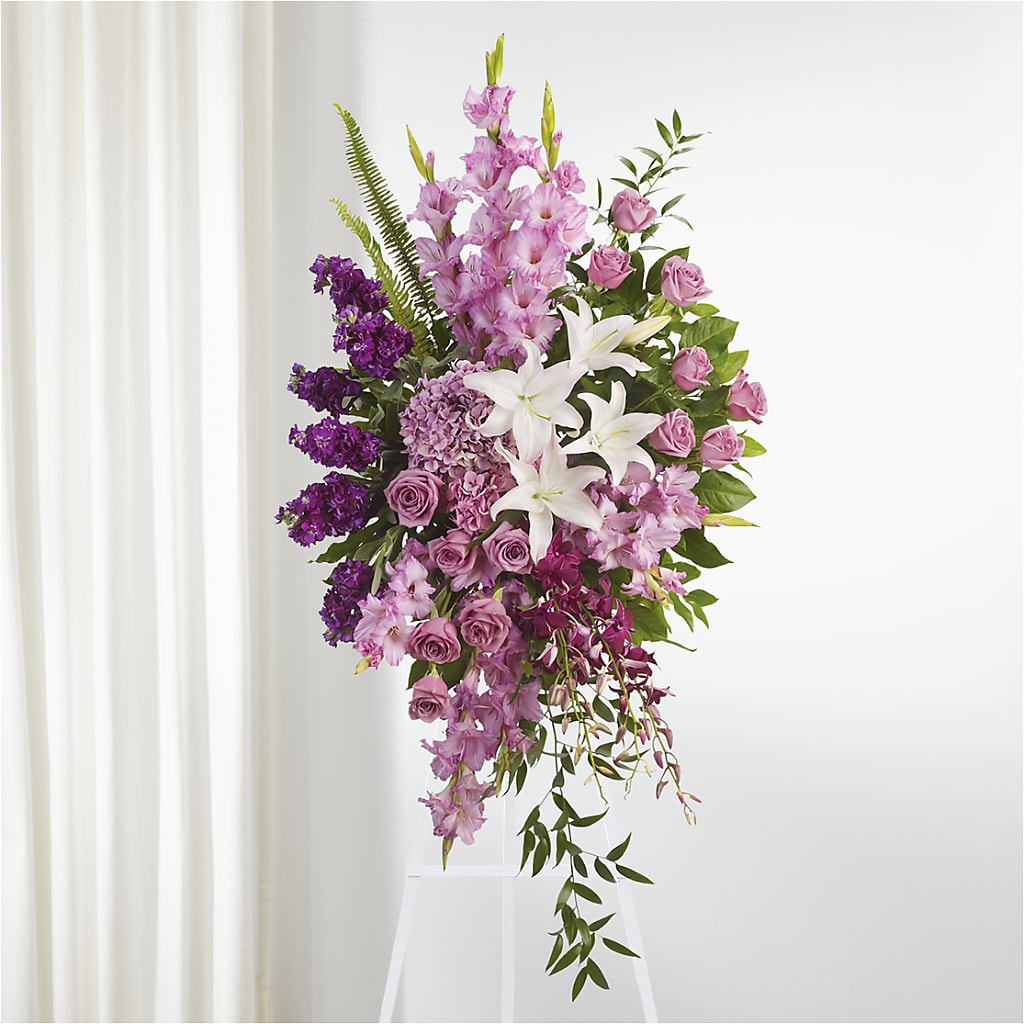 Never Alone Standing Spray – Petals From Angels Floral Designs, Pasadena CA