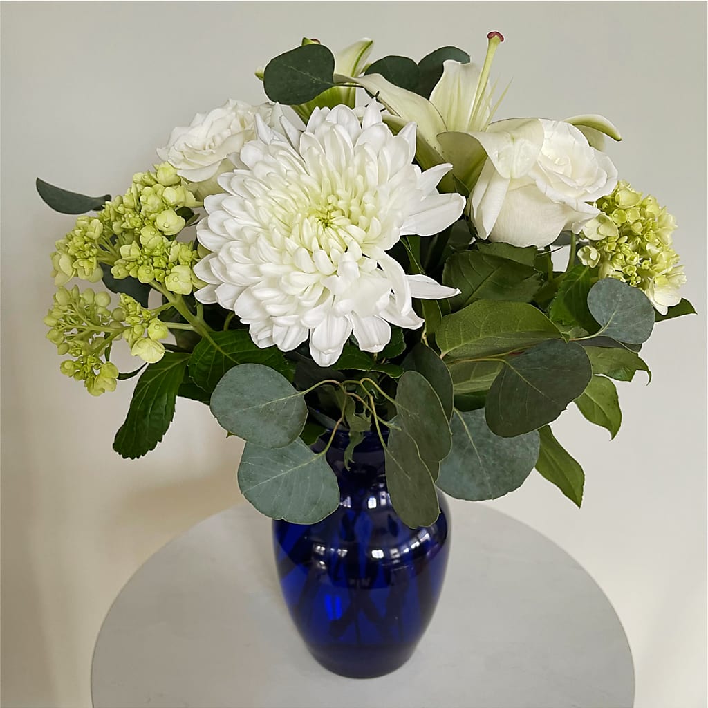 Snowy Dreams Bouquet – Petals From Angels Floral Designs, Pasadena CA