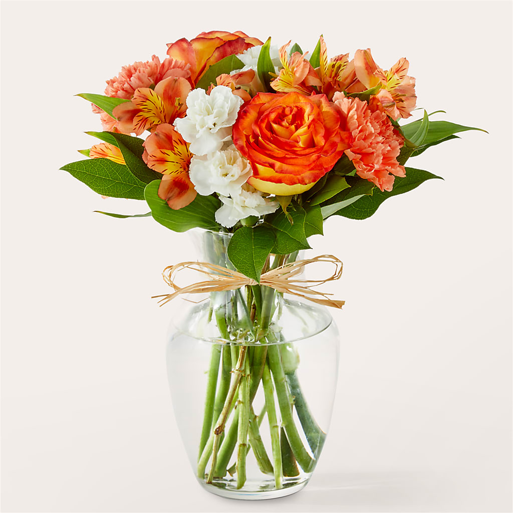 Apricot Glow Bouquet – Petals From Angels Floral Designs, Pasadena CA