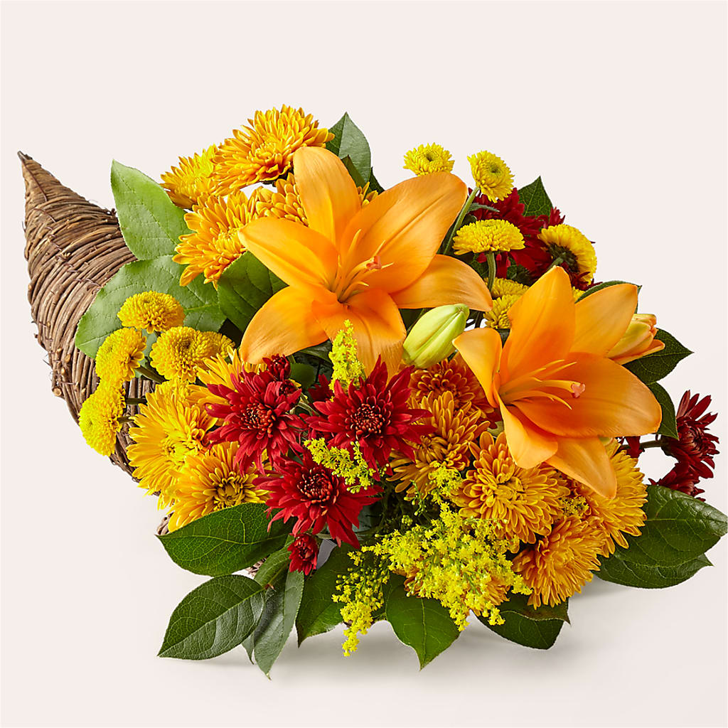 Feast of Color Cornucopia – Petals From Angels Floral Designs, Pasadena CA