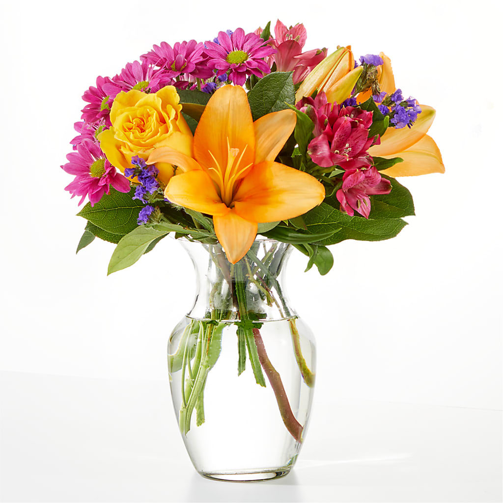 Colorful Visions Bouquet – Petals From Angels Floral Designs, Pasadena CA