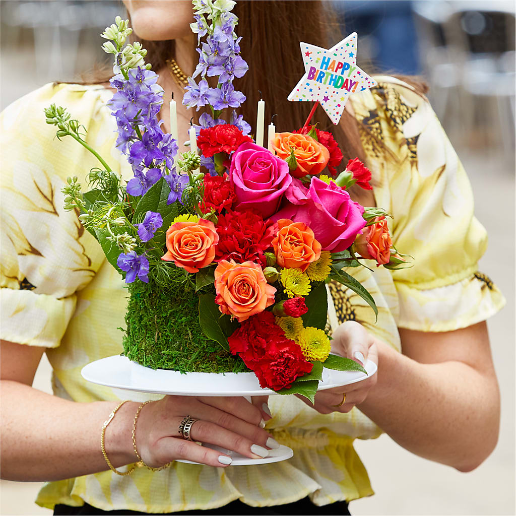 Best Year Yet Floral Cake – Petals From Angels Floral Designs, Pasadena CA