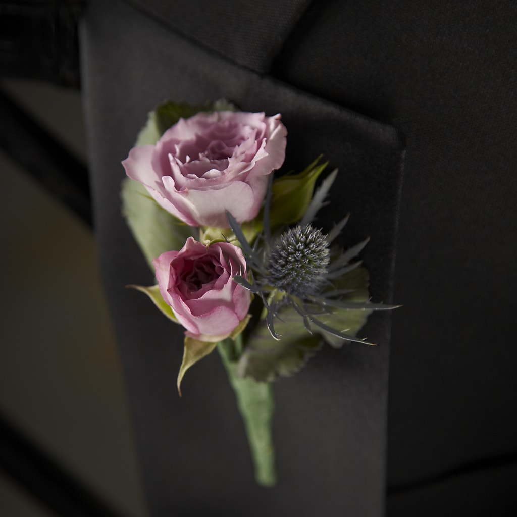 Veronica Boutonniere – Petals From Angels Floral Designs, Pasadena CA