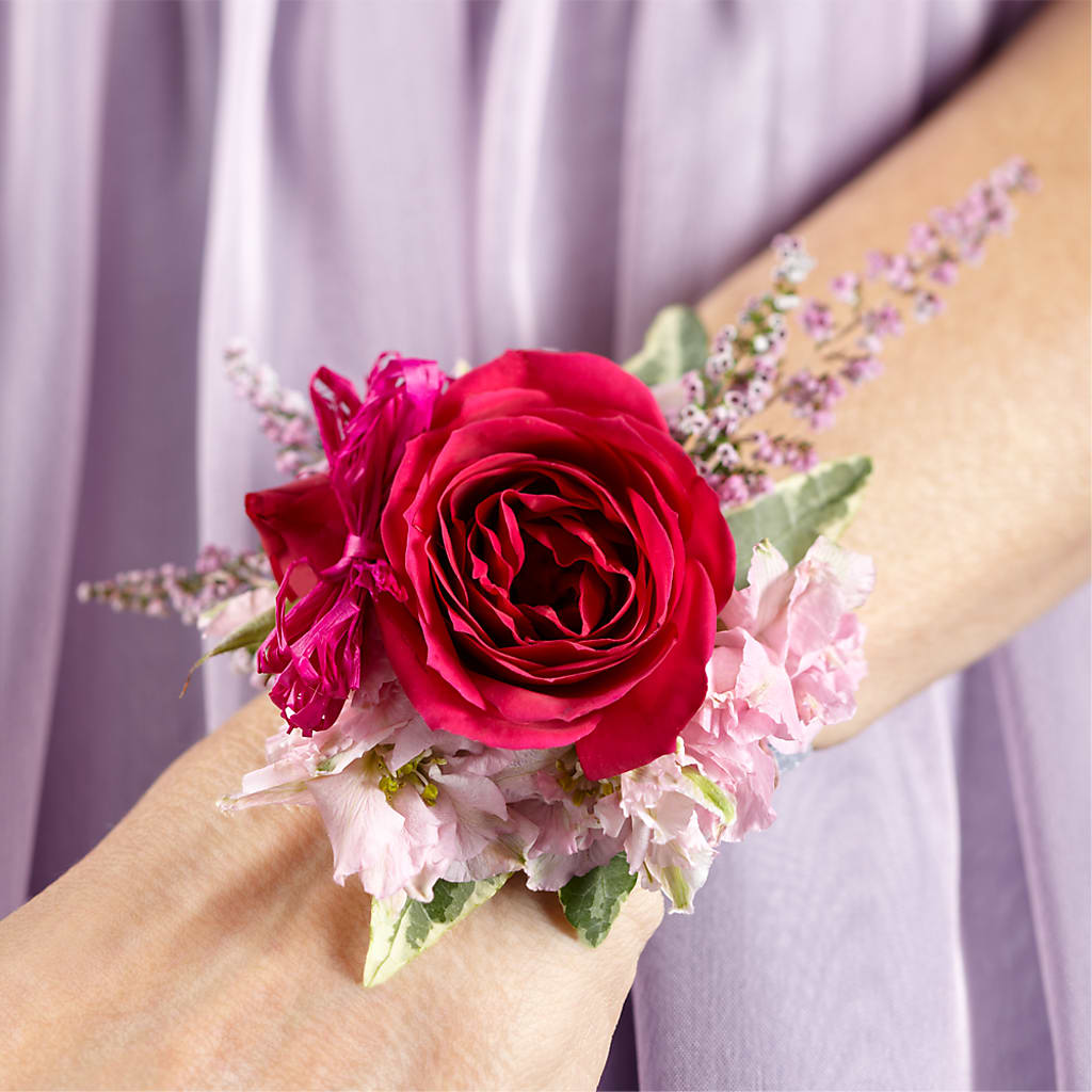 Rose Charm Corsage – Petals From Angels Floral Designs, Pasadena CA