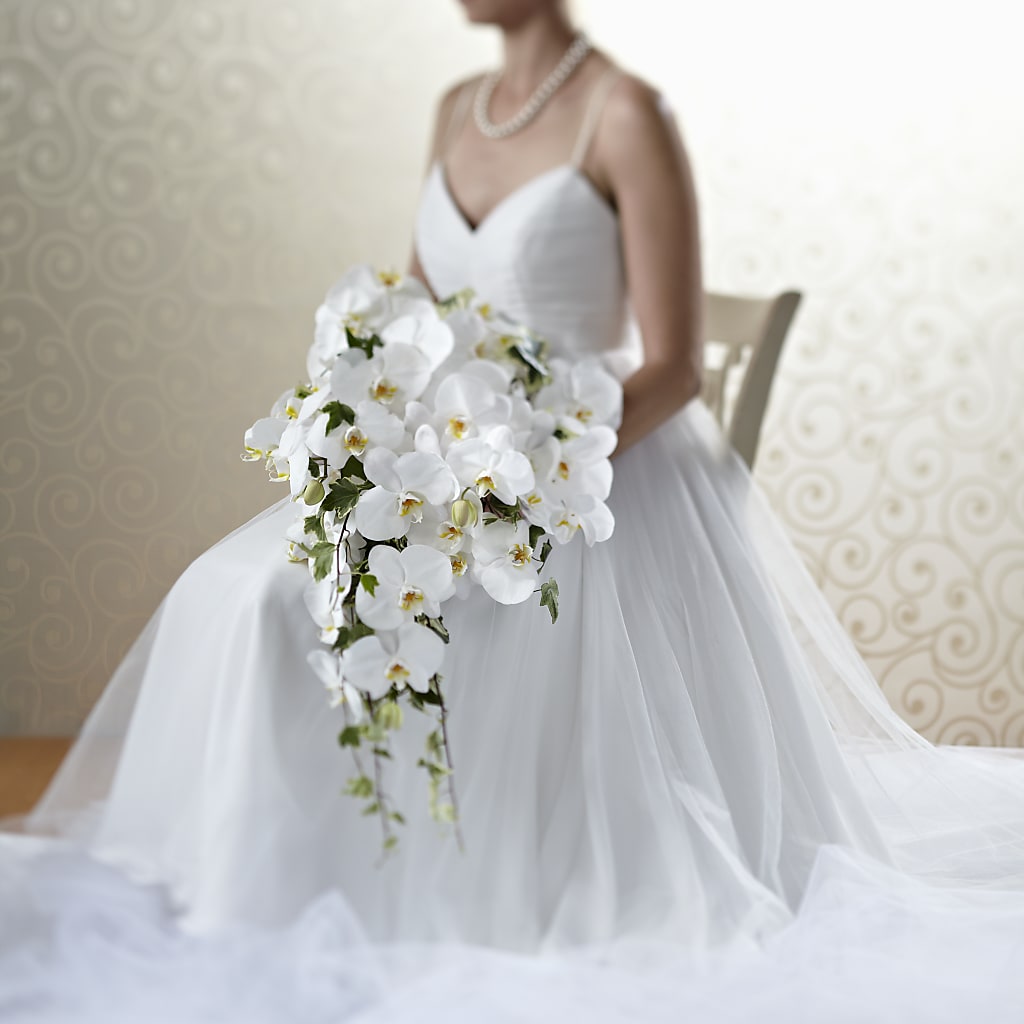 Classic White Bouquet – Petals From Angels Floral Designs, Pasadena CA