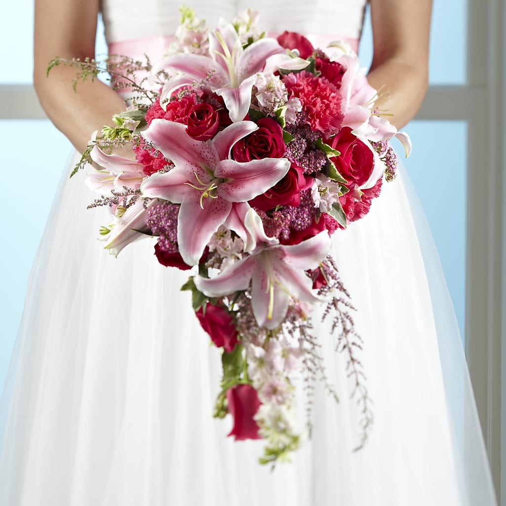 Lily & Rose Bouquet – Petals From Angels Floral Designs, Pasadena CA