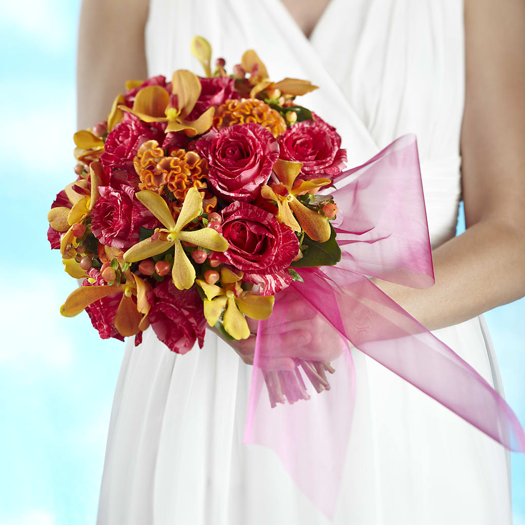 Brilliant Shades of Love Bouquet – Petals From Angels Floral Designs, Pasadena CA