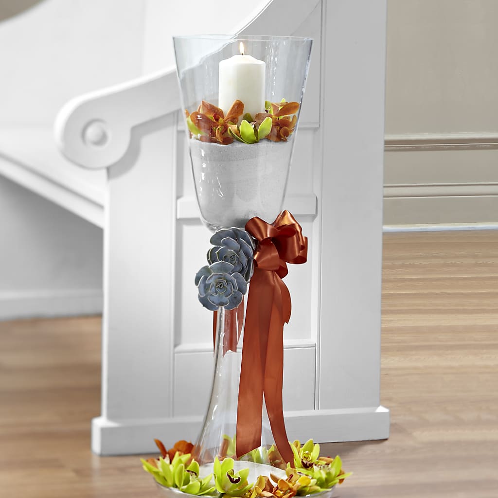 Matrimony Pew Decor – Petals From Angels Floral Designs, Pasadena CA