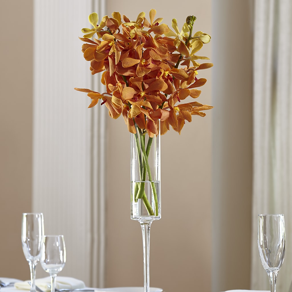 Orange Mokara Bouquet – Petals From Angels Floral Designs, Pasadena CA