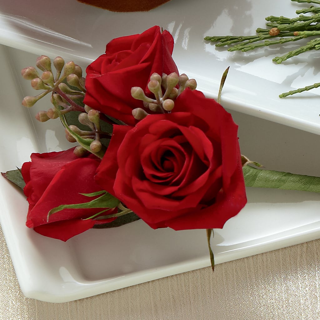 Red Spray Rose Boutonniere – Petals From Angels Floral Designs, Pasadena CA