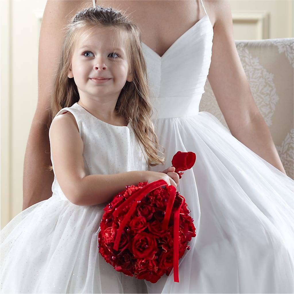 Pure at Heart Flower Girl Arrangement – Petals From Angels Floral Designs, Pasadena CA