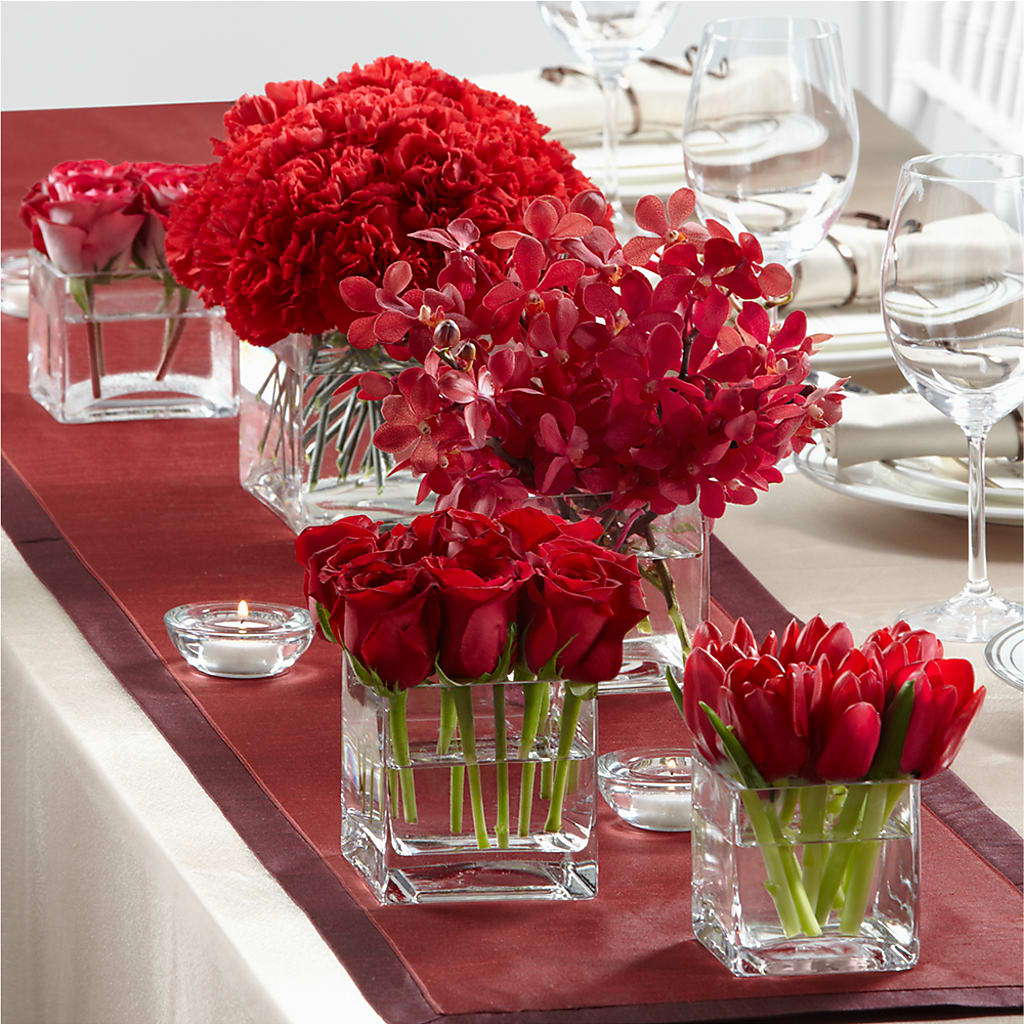 Modern Grace Centerpiece – Petals From Angels Floral Designs, Pasadena CA