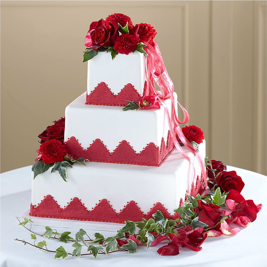 Forever Happiness Cake Decor – Petals From Angels Floral Designs, Pasadena CA