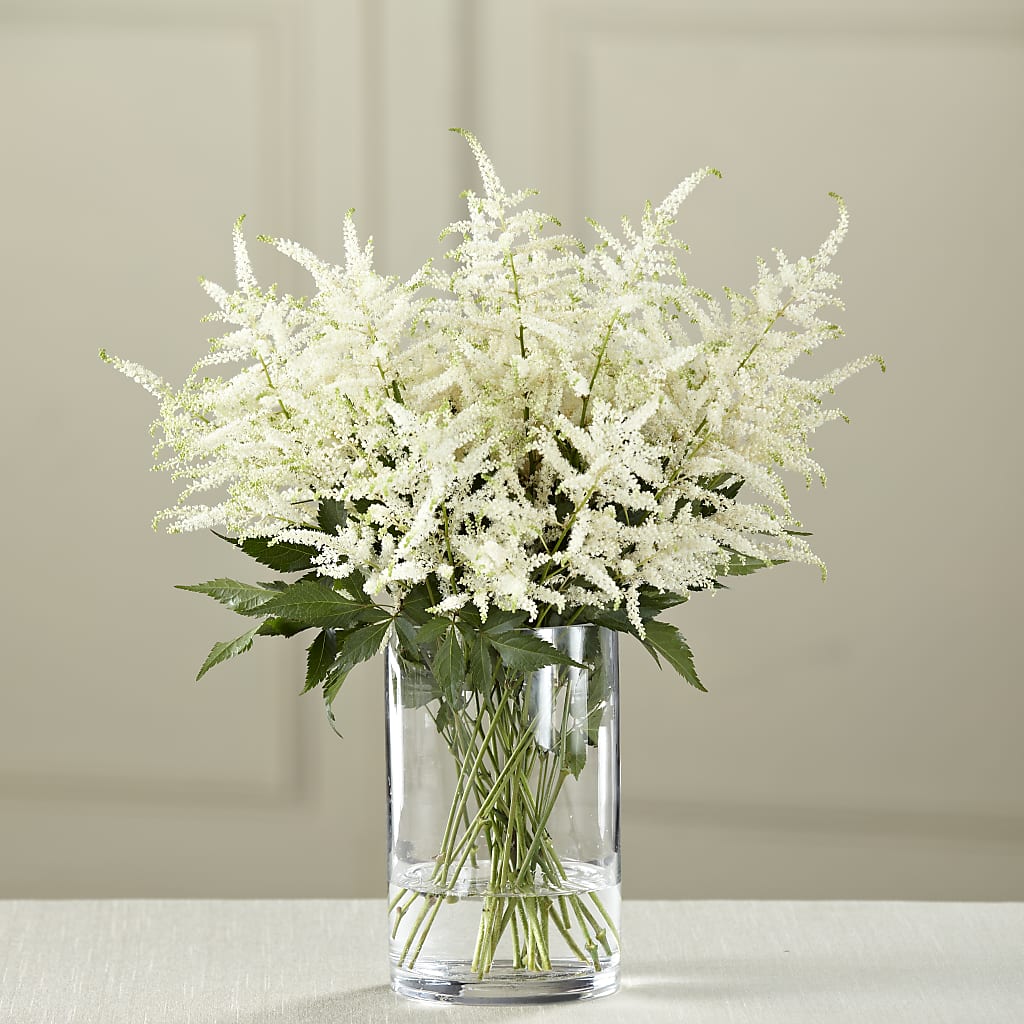 White Astilbe Bouquet – Petals From Angels Floral Designs, Pasadena CA