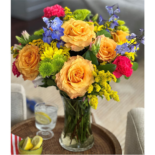 Bold & Bright – A Florist Original –  Petals From Angels Floral Designs, Pasadena CA