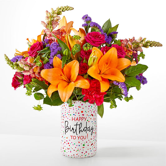 Birthday Palooza Bouquet –  Petals From Angels Floral Designs, Pasadena CA