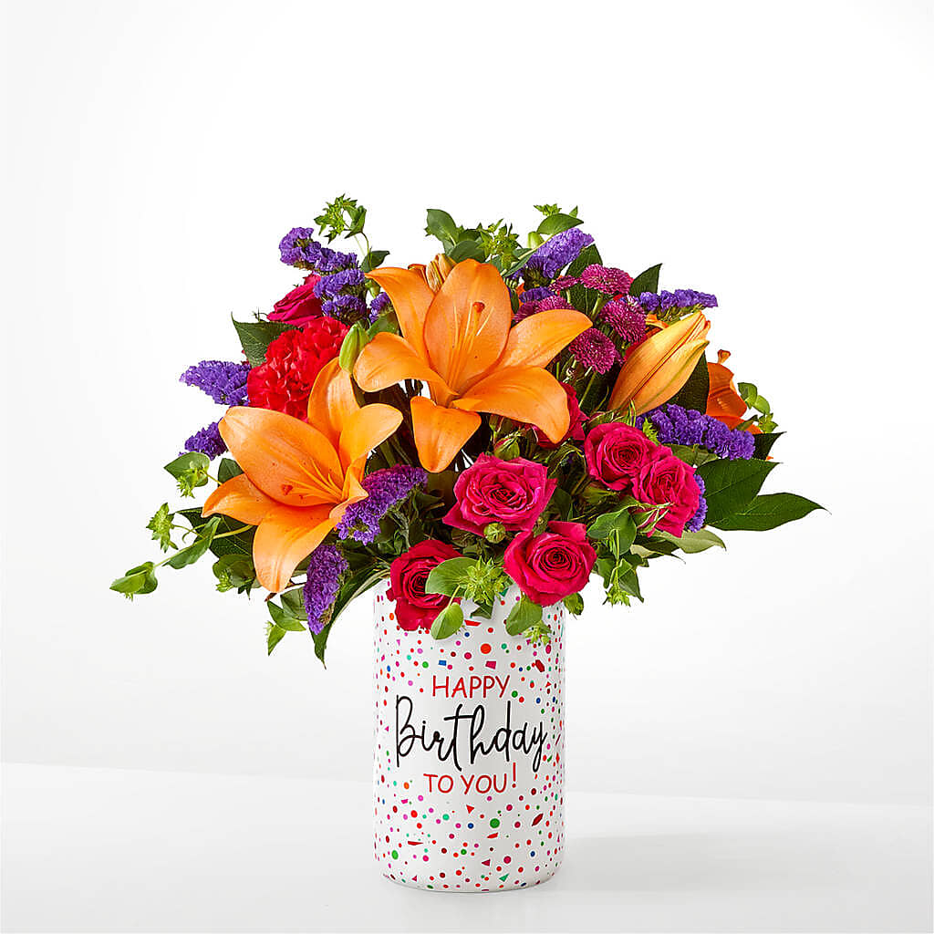 Birthday Palooza Bouquet –  Petals From Angels Floral Designs, Pasadena CA