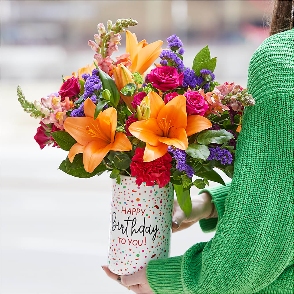 Birthday Palooza Bouquet –  Petals From Angels Floral Designs, Pasadena CA