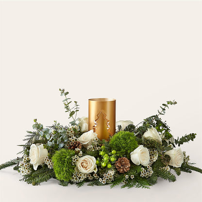 Chestnuts Roasting Centerpiece –  Petals From Angels Floral Designs, Pasadena CA