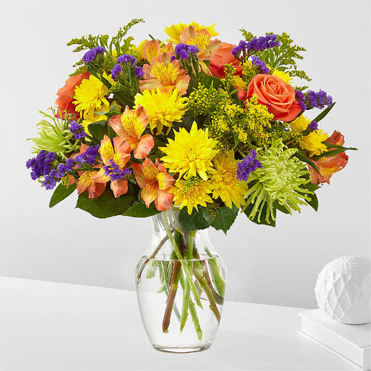 Marmalade Skies Bouquet –  Petals From Angels Floral Designs, Pasadena CA