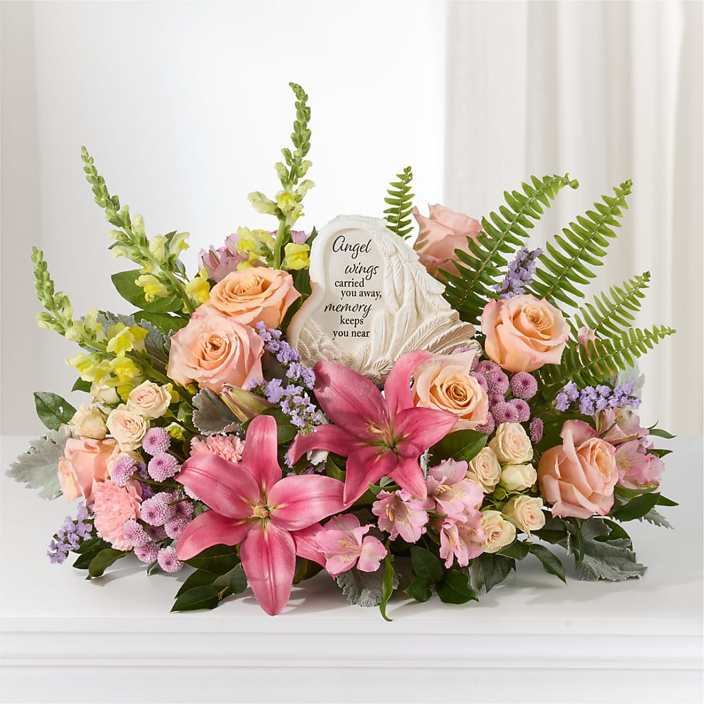 Gentle Light Arrangement –  Petals From Angels Floral Designs, Pasadena CA