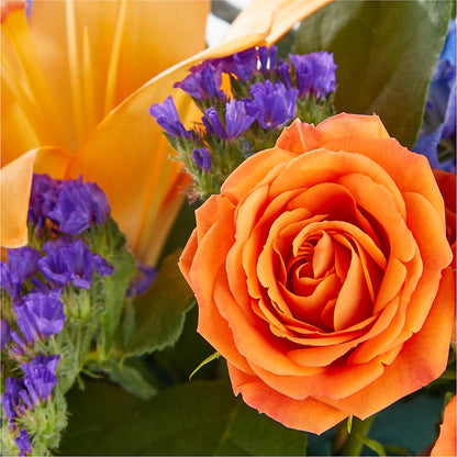 Radiant Citrus Box Bouquet –  Petals From Angels Floral Designs, Pasadena CA