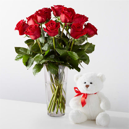 Romantic Long Stem Red Rose Bouquet Bundles –  Petals From Angels Floral Designs, Pasadena CA