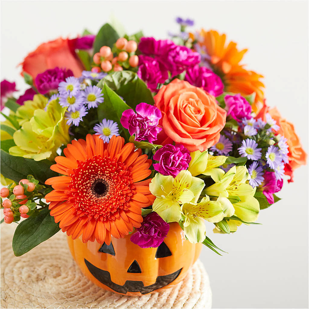 Tricks & Treats Pumpkin –  Petals From Angels Floral Designs, Pasadena CA